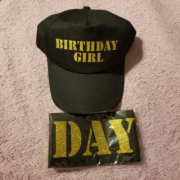 Birthday Girl Hat & Sash "PRICE FIRM" - Picture 3 of 7